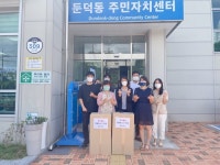 명진기공, 여수시 둔덕동에 덴탈마스크 3,200개 후원