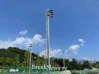 창원특례시, 가음정공원 다목적구장 조명시설 설치 완료