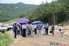김문수 전남도의원, 신안군 식수전용저수지 시설 사업 현장 방문