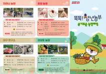 대구시 농업기술센터, 체험농장 소개 홍보 리플릿 2,000부 배부