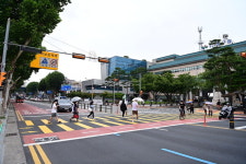 대구 동구, ‘노란색 횡단보도’ 시범운영