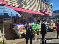 곽기권 의창구청장, 관내 전통시장 홍보 나서