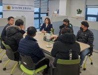 이혜원 경기도의원, 청운고등학교 축구부 애로사항 청취