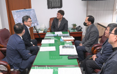 박상수 삼척시장, 국도38호선 미개통 구간...원주청과 안의리 공사추진 협력