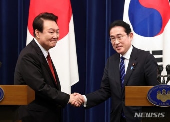 윤석열 대통령-기시다 총리, 한·일 정상회담 