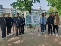황미상 용인시 의원, 둔전체육공원 시설개선공사 현장 점검
