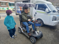 단양군 적성면, 단양의료기와 협업 의료용스쿠터 순회점검