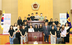 충북도의회, 청주 율량초 대상 청소년 의회교실 운영