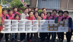 보은군 생활개선회, 취약계층 식품 나누기 행사 진행