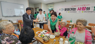 진천군 새마을회, 경로당 어르신에 효 나눔 삼계탕 봉사