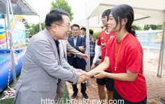 정헌율 익산시장 어린이 풀장 점검