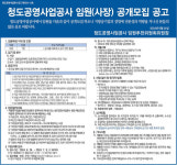 공석( 空席) 11개월 청도공영사업공사 사장 이르면 다음주 선임 될 듯