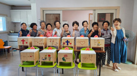증평군 도안면 석곡2리 경로당, 앉은뱅이 의자 제작교실 운영