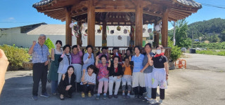 보은군 수한면 발산리, 찾아가는 ‘문화로 청춘 사업’ 전시회 진행