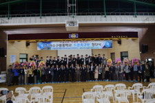 전남지역 첫 여수 구봉중학교 드론 축구부 창단...드론 축구장 개장식도