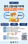 충주시, 고향사랑기부 기부앤테이크 이벤트 진행