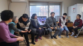 고양시 일산동구, 백석1동 경로당에서‘한파 대비 시민안전’캠페인 실시