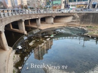 창원시 중심 흐르는 토월천 오염에 악취
