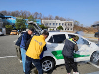 증평지역자활센터-증평로타리클럽,  사회공헌 활동 무료 세차 봉사