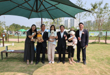 진천군, 덕산읍 두촌리 돌실공원 일원 반려동물 놀이터 개장
