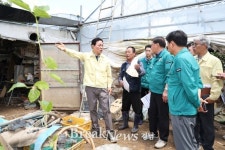 박완수 경남도지사, 의령·합천 피해현장 긴급점검