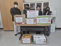 원흥용인대덕양 태권도장, 수련생 100여 명과 함께 사랑의 라면 5박스 기부