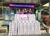 가음정동, 주민 손길로 나눔의 김치 나눠