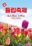 신안군, 100만 송이 ‘2026 섬 튤립축제’ 개최… 홍매화 열기 잇는다