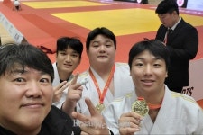 홍천유도스포츠클럽, 국제대회 ‘첫 출전’서 쏘아 올린 금메달 쾌거… 세계를 메다꽂다