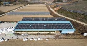 ㈜솔라온, 전남 함평군 축사건물에 태양광발전소 100KW급 준공
