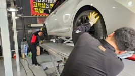 타이어뱅크 엄궁점 타이어 무상 안전점검 나서 