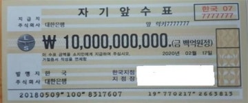전북도, 지방세 체납자 32명 미사용 수표 압류해 추심