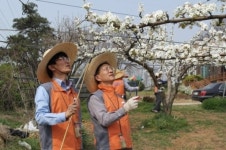 국회 산업위 산하기관 배 화접봉사