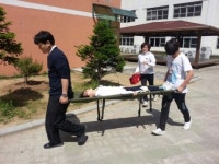천안동남소방서, 천안용곡초등학교 공공기관 소방합동훈련