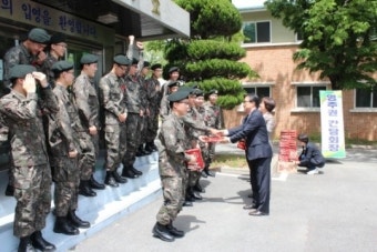 임재하 대전․충남병무청장,현역병 입영 환영 간담회 개최