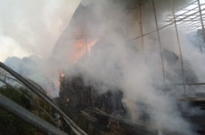 예산군 신양면 소재 버섯재배사 화재 발생