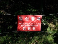 장평면, 정혜산 산불예방 입산통제구역 지정