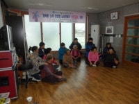 보령 월전초, 노인회관 방문 봉사활동 실시