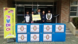 배울초, 송강복지관 푸드마켓 4호점에 후원물품 기탁