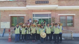 철도공단 충청본부, 1사1촌 농촌마을에서 농번기 일손돕기