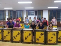 한지로 만든 선반장 멋지게 만들었어요