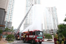 대전 유성구, 화재진압 실제 훈련