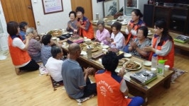 송악면, 저소득 독거노인 생신상 차려드려