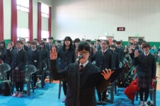 부여 백제중학교, 아름다운 입학식 열려