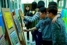 서산. 학돌초 끼 감성 키우는 갤러리 설치