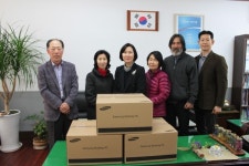 서천 판교중학교, 17회 동문 모교에 장학물품 기탁