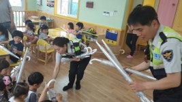 탕정파출소, 어린이 교통사고 예방