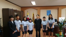 구세군 마전교회 추부중에 장학금 기탁