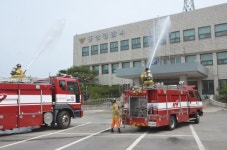 홍성서, 옥암119센터와 합동 소방훈련 실시