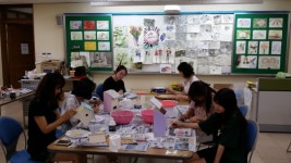 내포중학교, 학부모와 함께 하는 예술캠프 꿈 그림반 운영